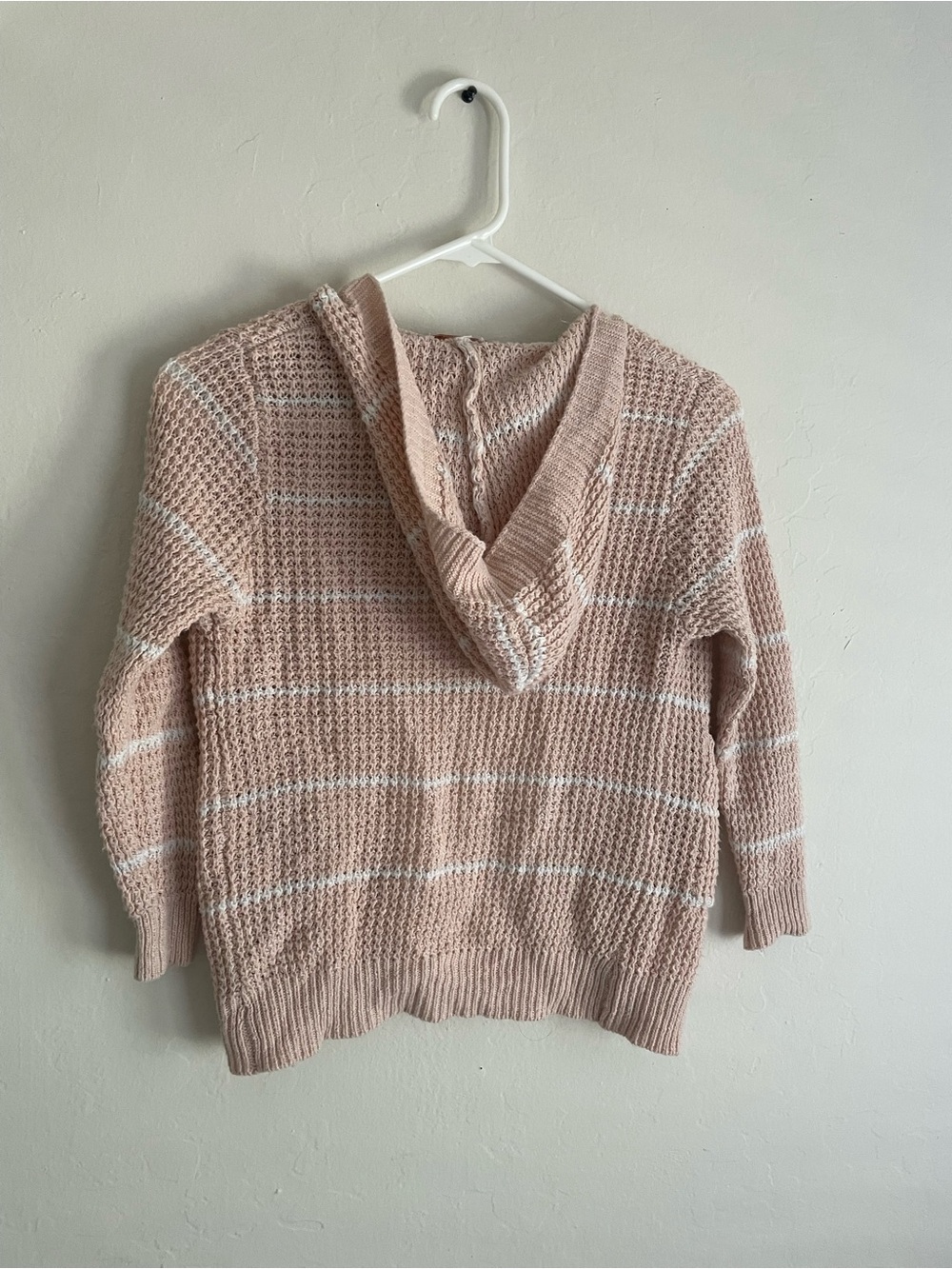 Knitted hooded cardigan sweater - Picture 2 of 3